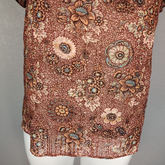 Ulla Johnson Ruffle Sleeveless Floral Elisa In Rosebud Top Size 2 - Picture 10 of 16